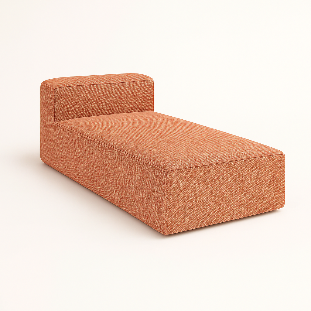 Formentera Copper Chaise Lounge - Compact Outdoor Sofa