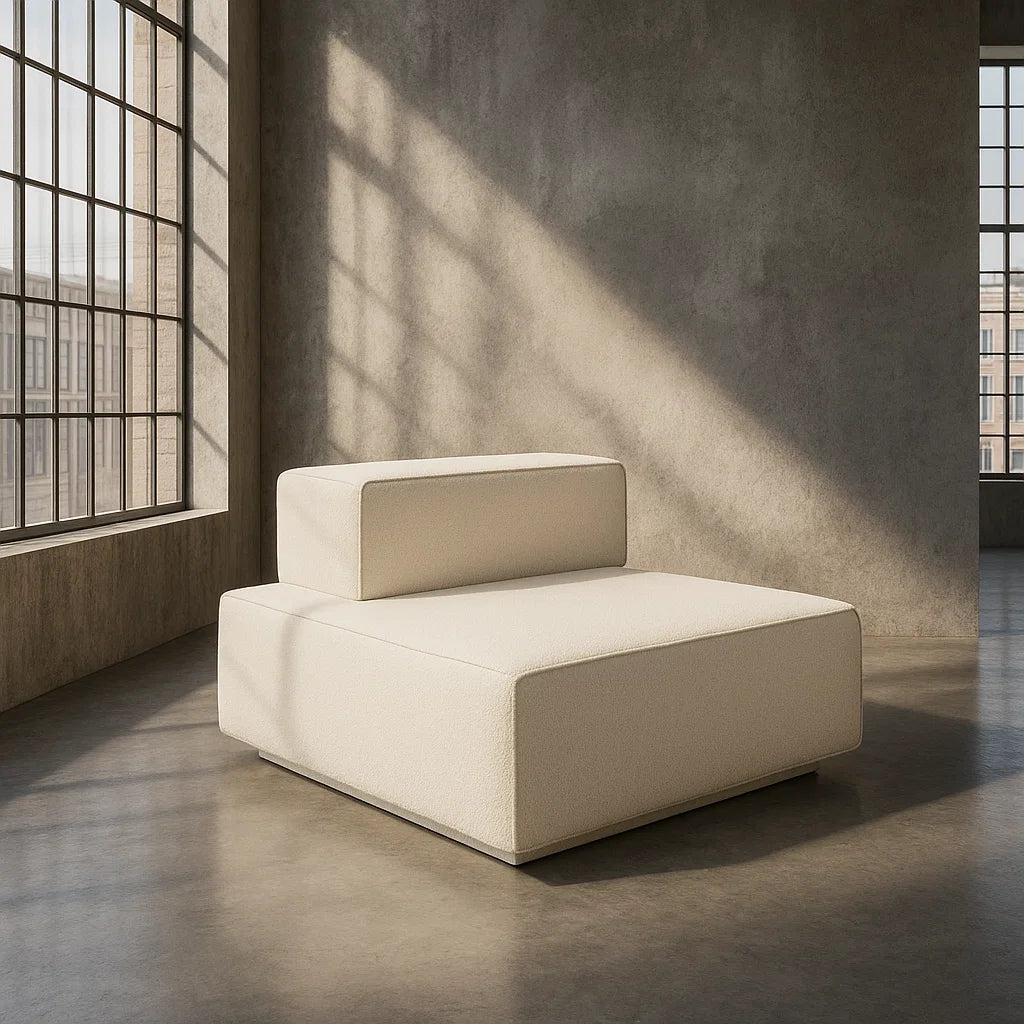 Como Armless - Bouclé Cream (Pre-Order)