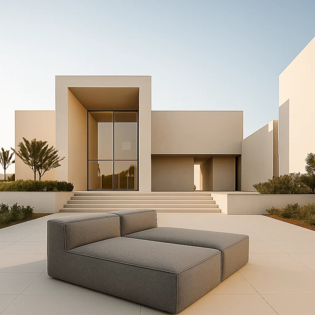 Formentera Chaise Longue - Grey melange