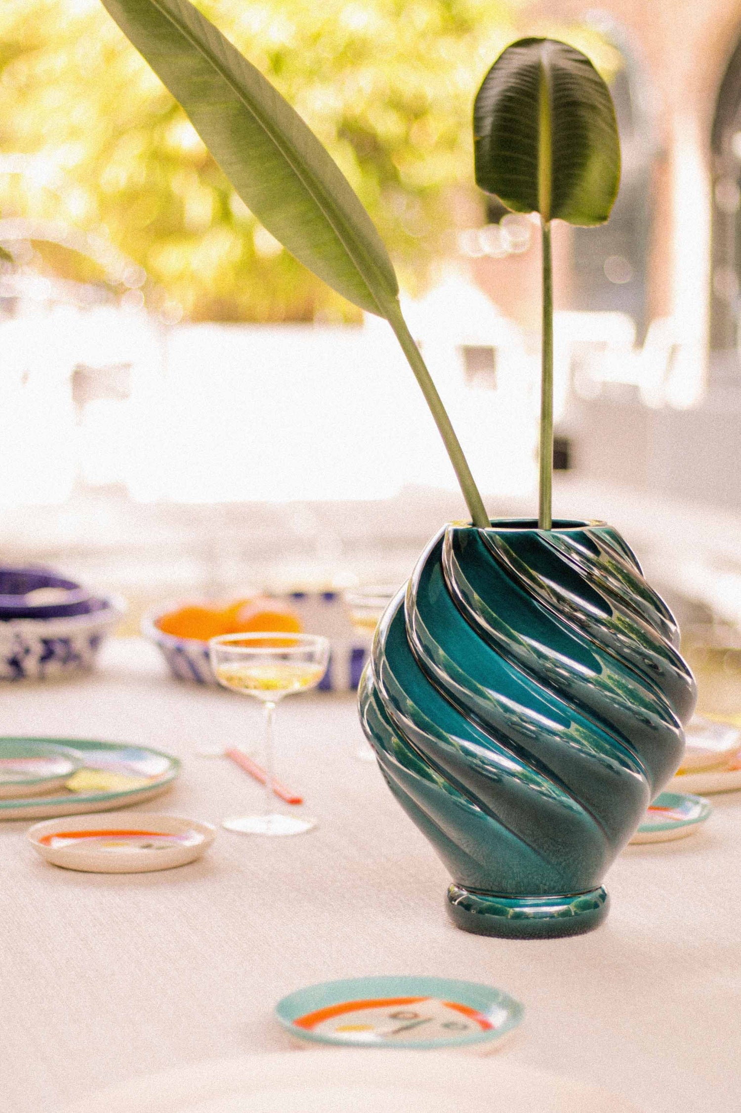 Vase Bottega Curve ocean Celaine