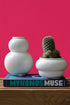Vase set Marshmallow Macaron white Celaine