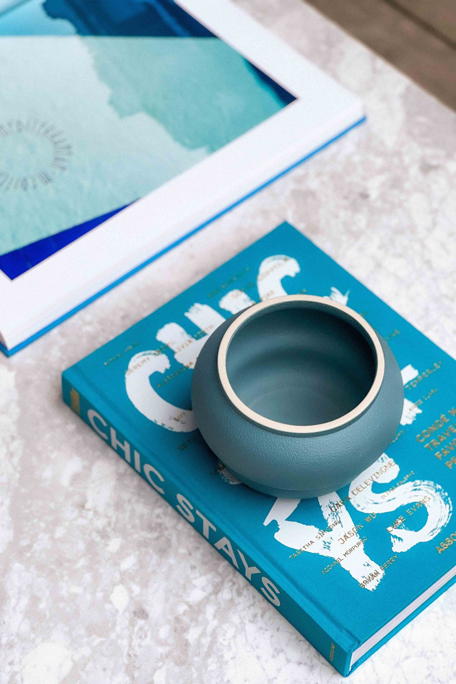 Vase Macaron azure Celaine