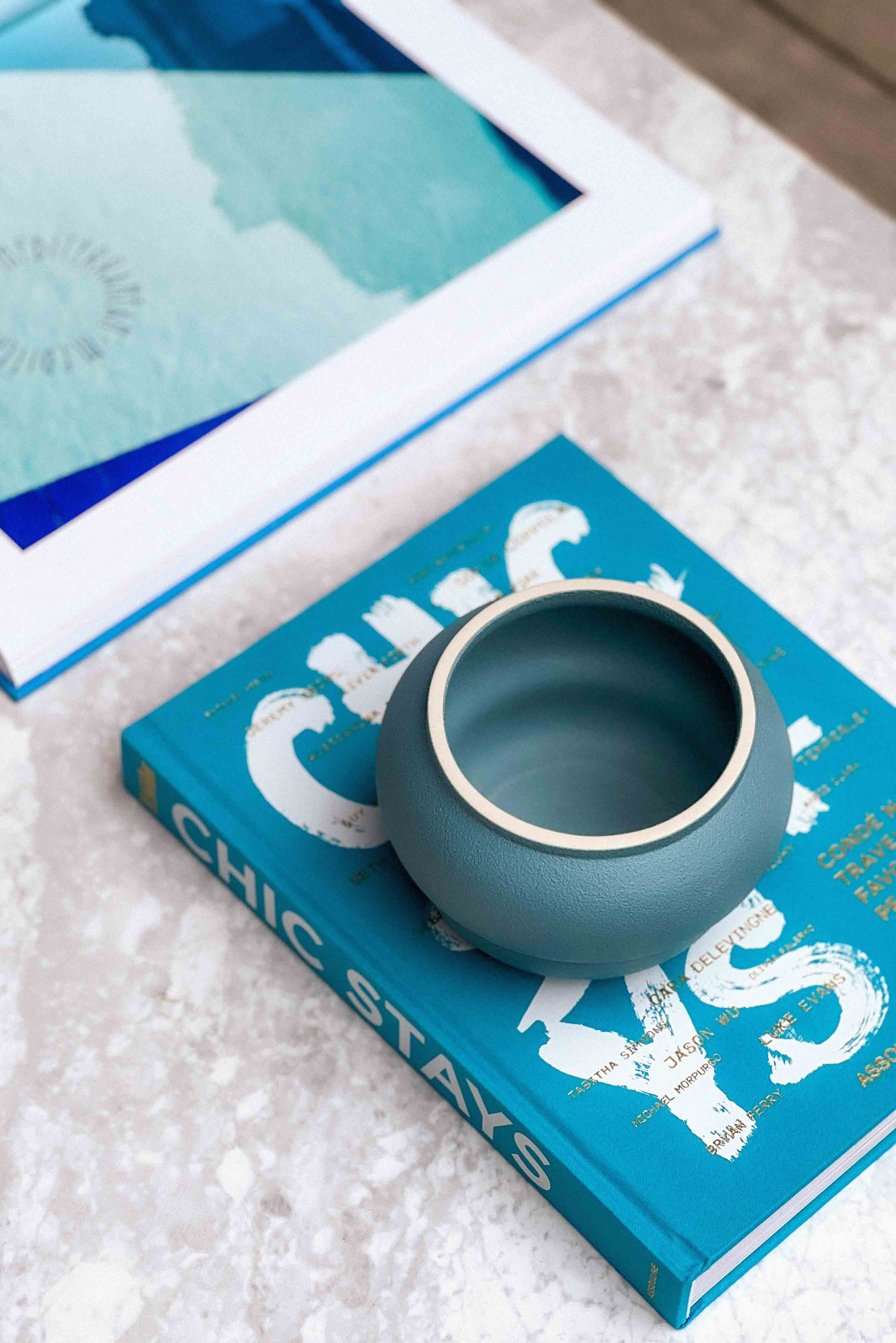 Vase Macaron azure Celaine