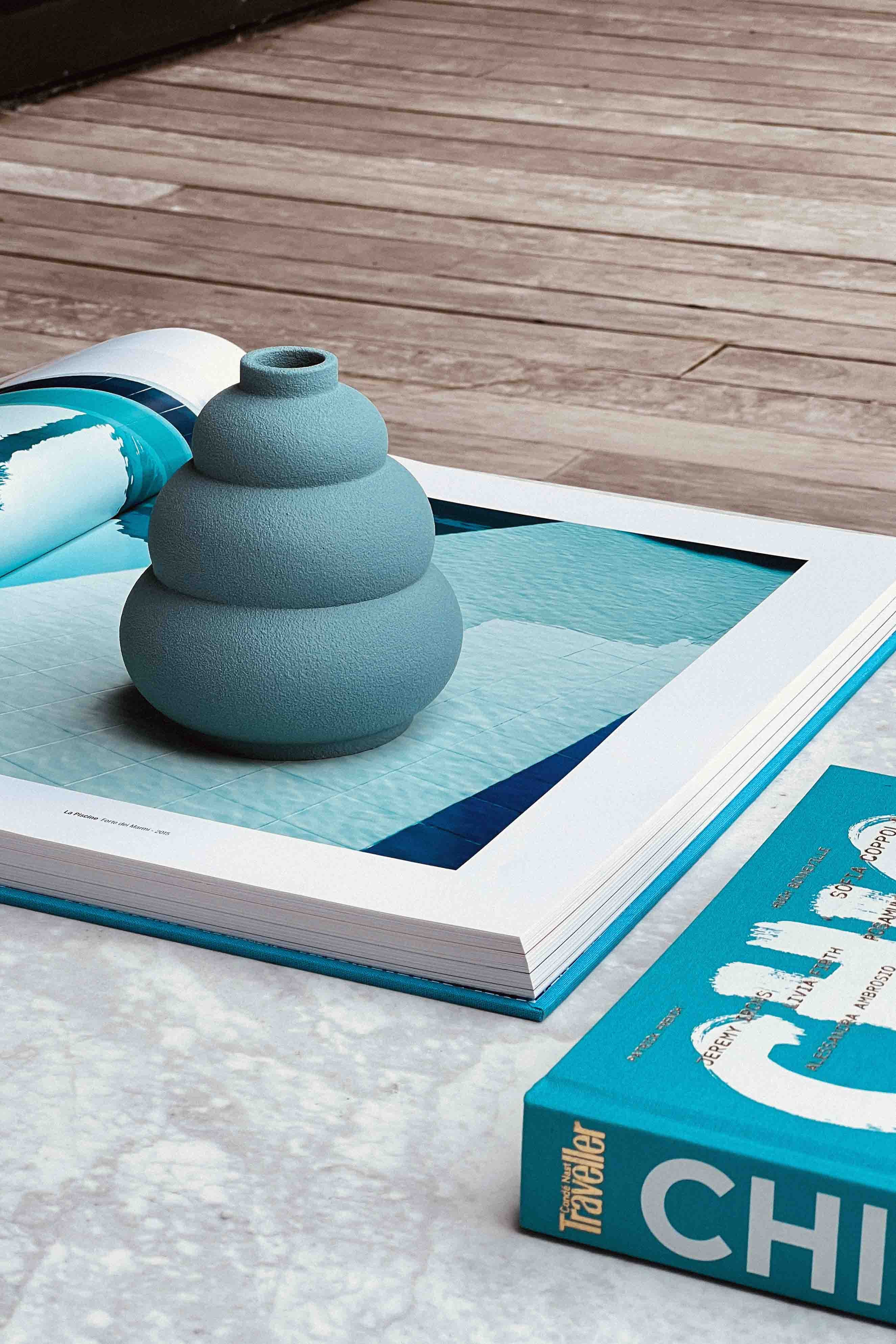 Meringue Vase - Azure