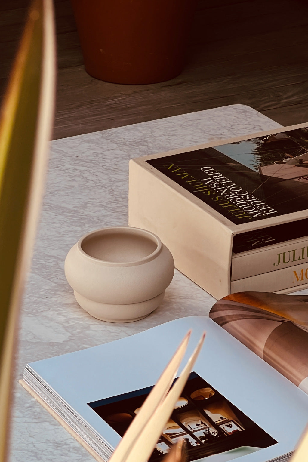 Vase Macaron cream Celaine