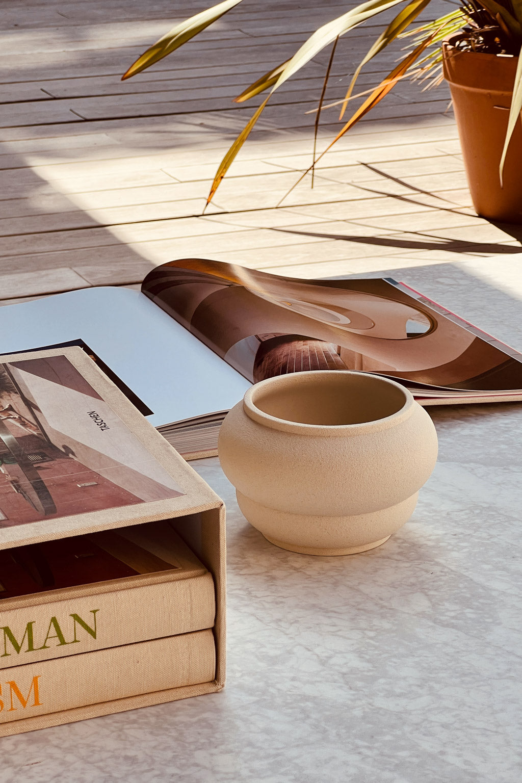 Vase Macaron cream Celaine