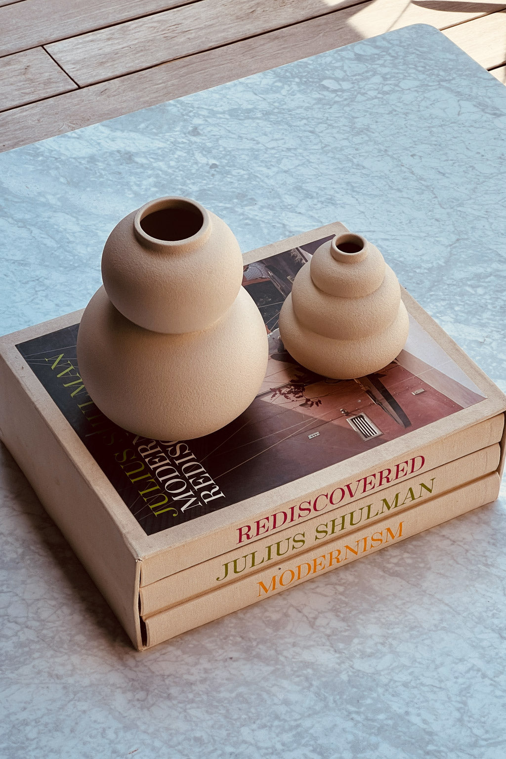 Vase set Marshmallow Meringue cream Celaine