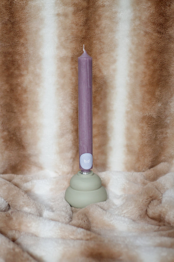 celaineconcepts ceramics stoneware clay bubble muffin candleholder