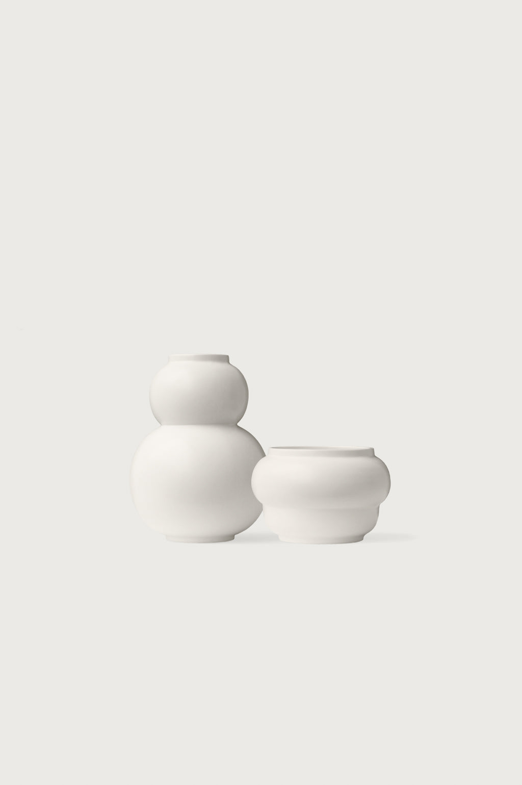 Vase set Marshmallow Macaron white Celaine