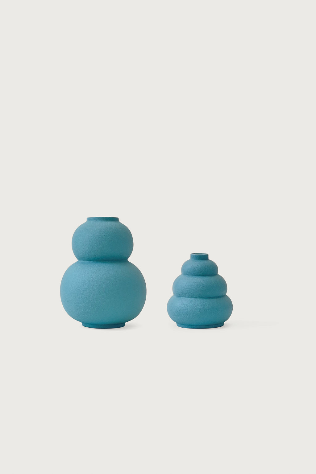 Vase set Marshmallow Meringue azure Celaine