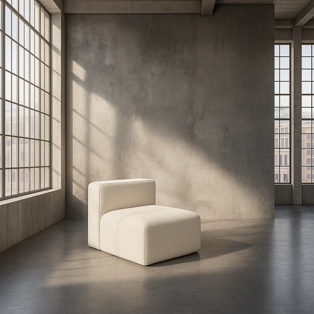 Mara Armless - Bouclé Cream