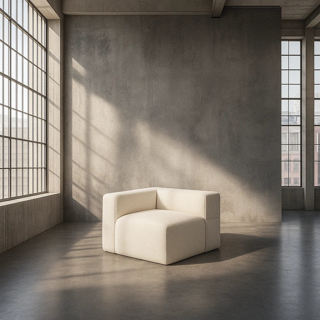 Mara Corner - Bouclé Cream