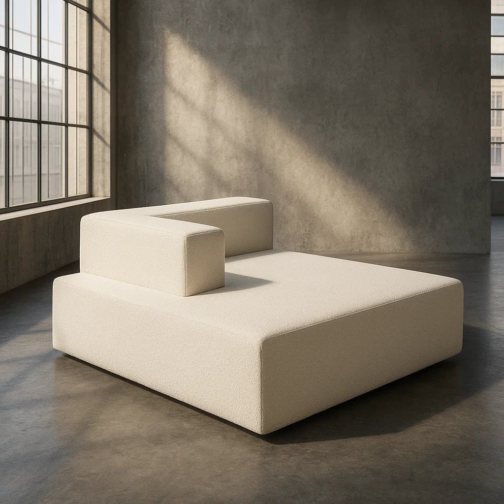 Como Loungebed - Bouclé Cream(Pre-Order)