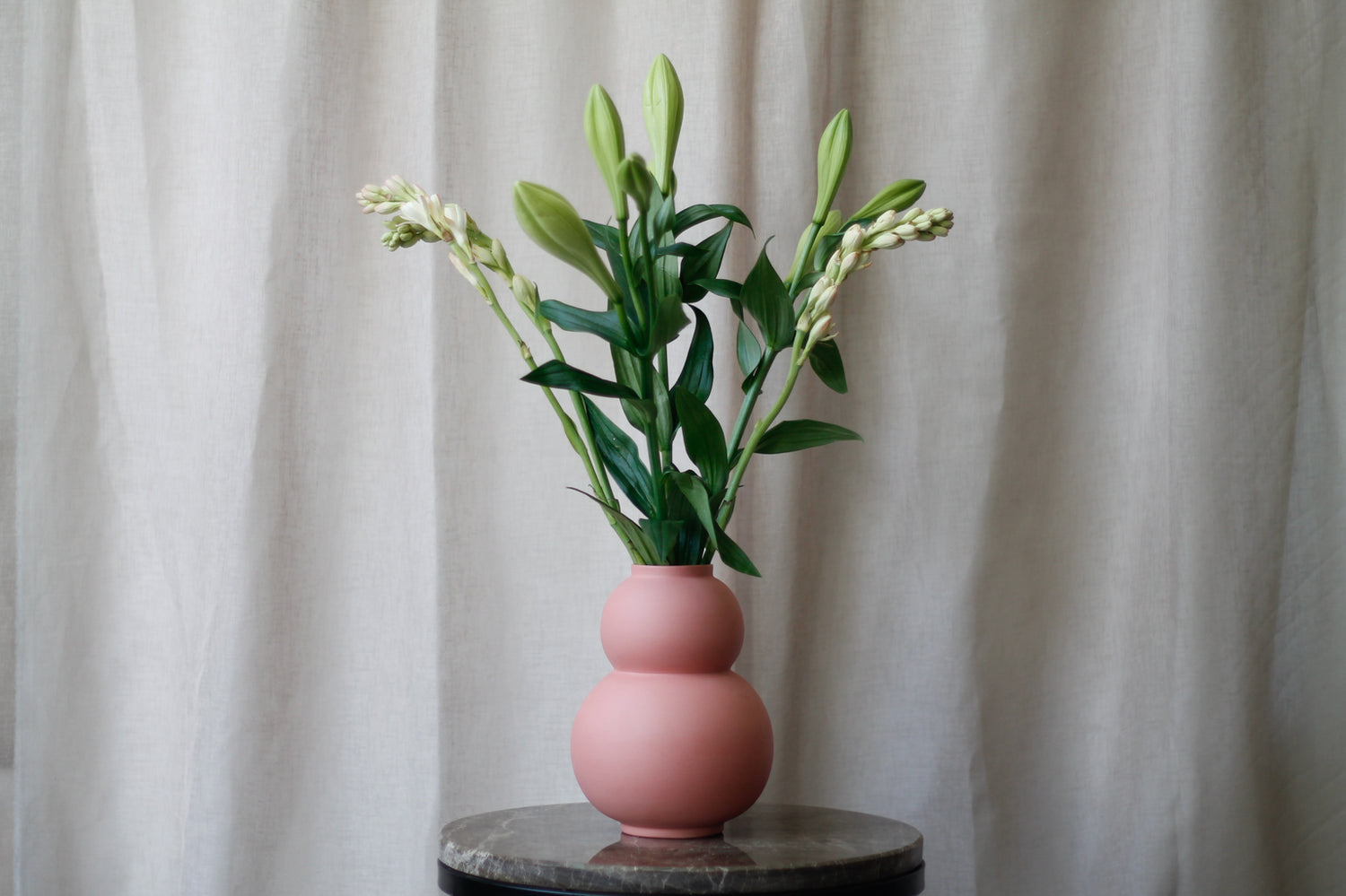 Vase Marshmellow raspberry Celaine
