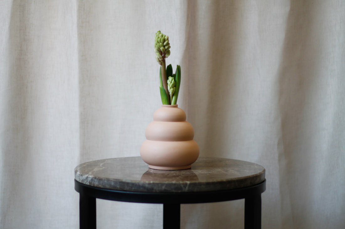 celaineconcepts ceramics stoneware clay bubble meringue vase