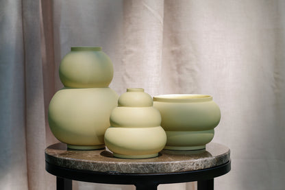 celaineconcepts ceramics stoneware clay bubble marshmallow meringue macaron vase