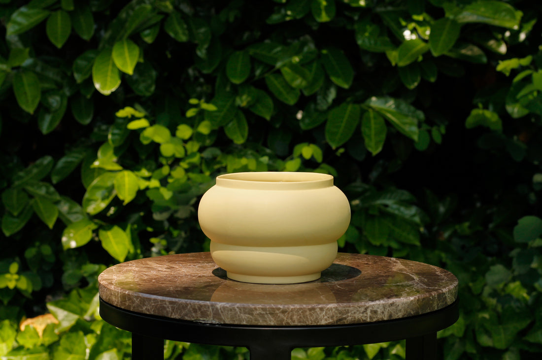 Vase Macaron lemon Celaine