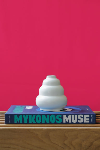 Meringue Vase - White