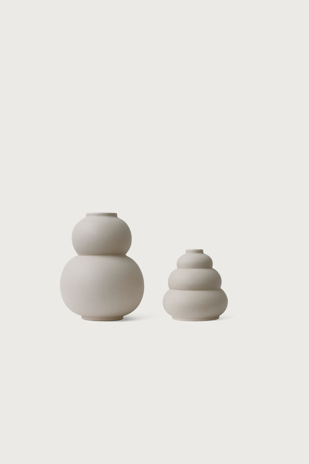 Vase set Marshmallow Meringue cream Celaine