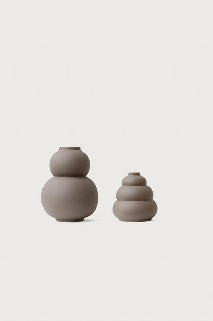 Vase set Marshmallow Meringue taupe Celaine