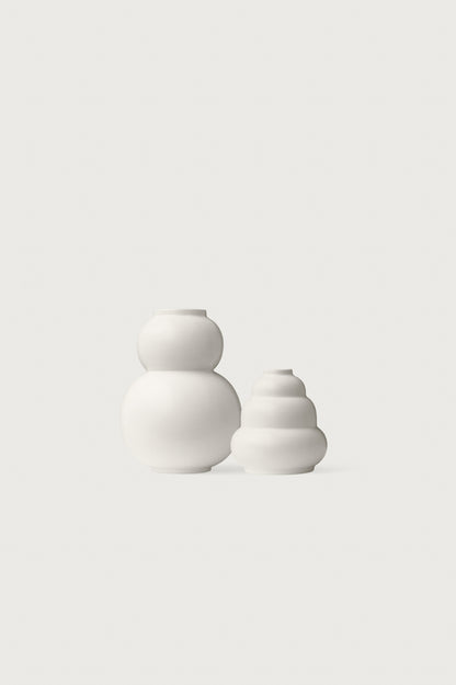 Marshmallow Meringue Vase Set - White