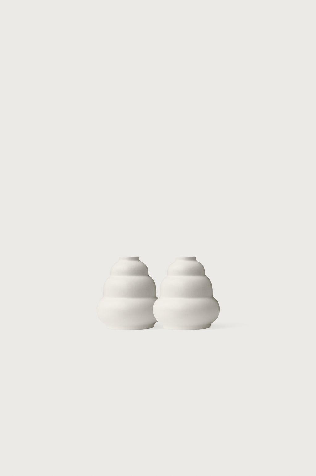 Twin Vase Set - White