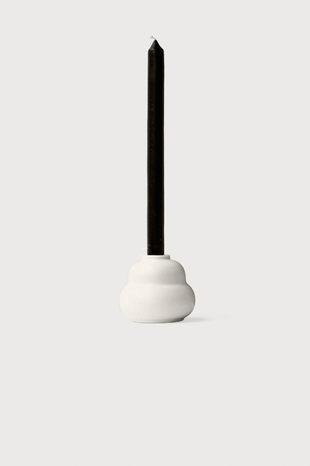Muffin Candleholder - White